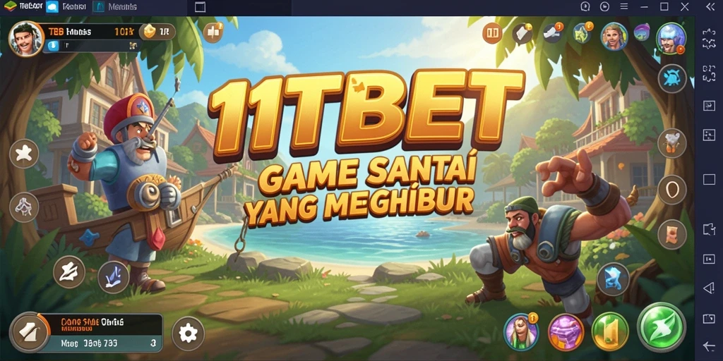 Tampilan gameplay 11TBET yang menarik dan penuh warna.
