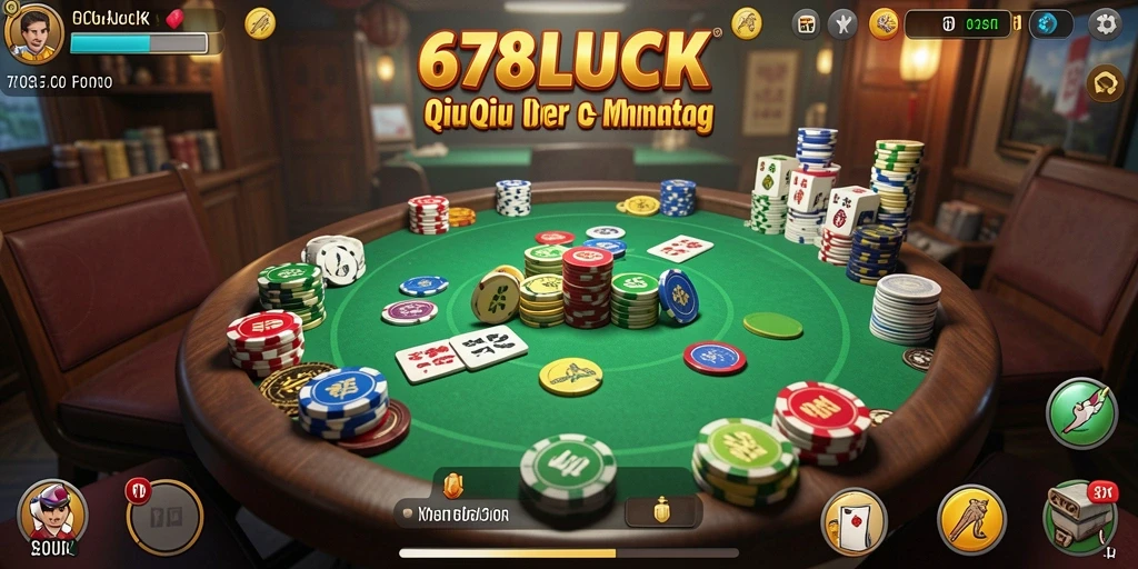 Screenshot menunjukkan gameplay seru QiuQiu di 678LUCK.