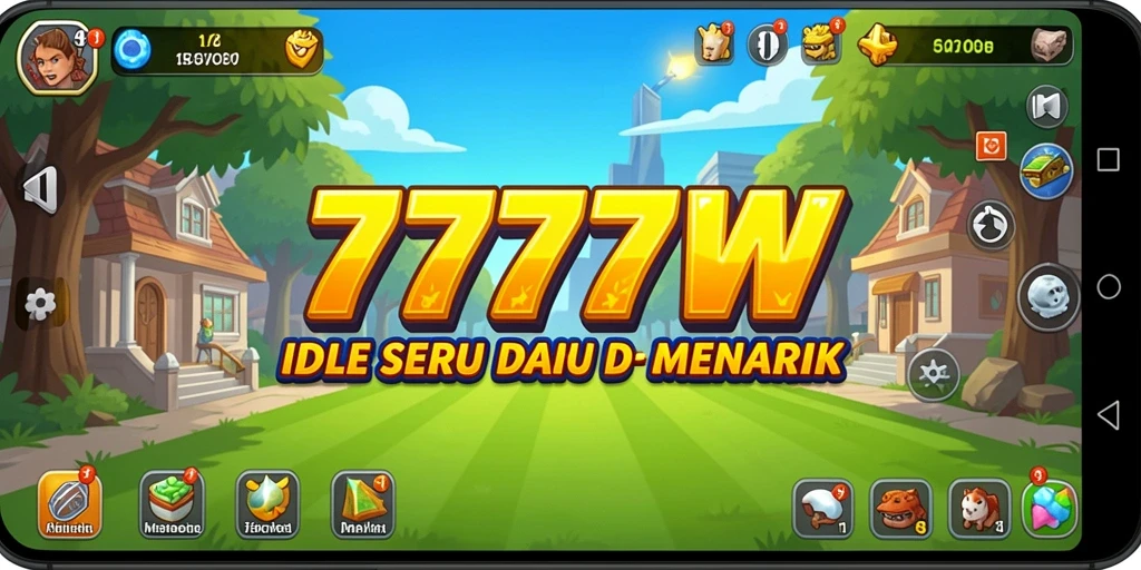 Tampilan menawan dari gameplay seru 7777W.
