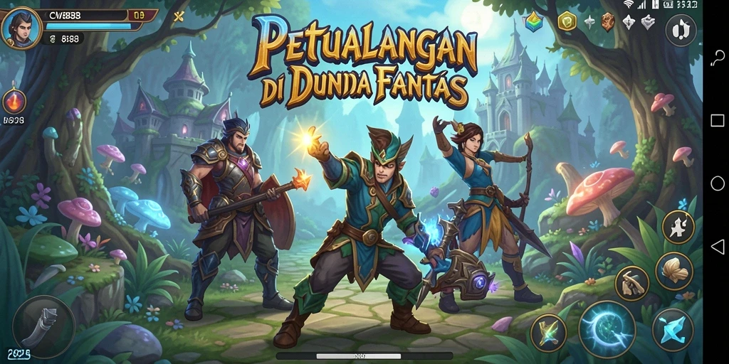 Screenshot gameplay CW8888 yang menunjukkan aksi petualangan seru.