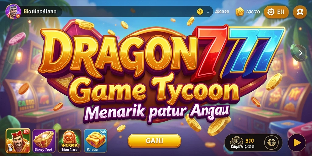 Tampilan gameplay menarik dalam DRAGON777 saat membangun kerajaan bisnis.