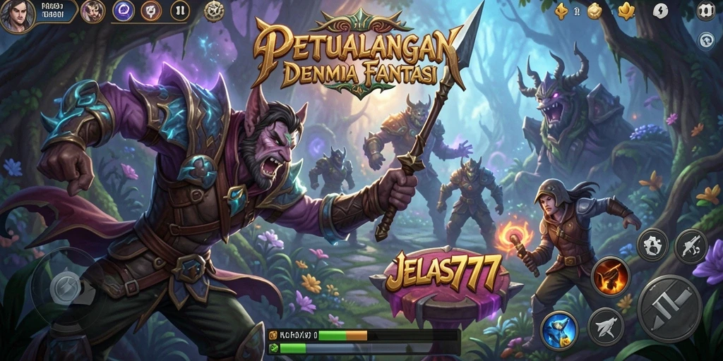 Screenshot JELAS777 menampilkan aksi petualangan yang mendebarkan.