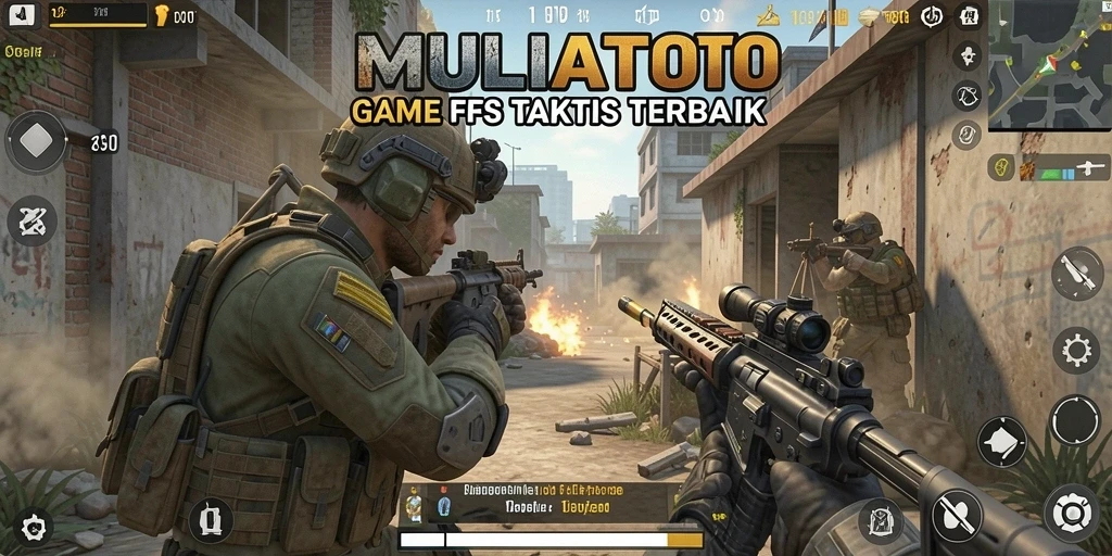 Screenshot gameplay <strong>MULIATOTO</strong> menunjukkan aksi tembak-menembak seru.