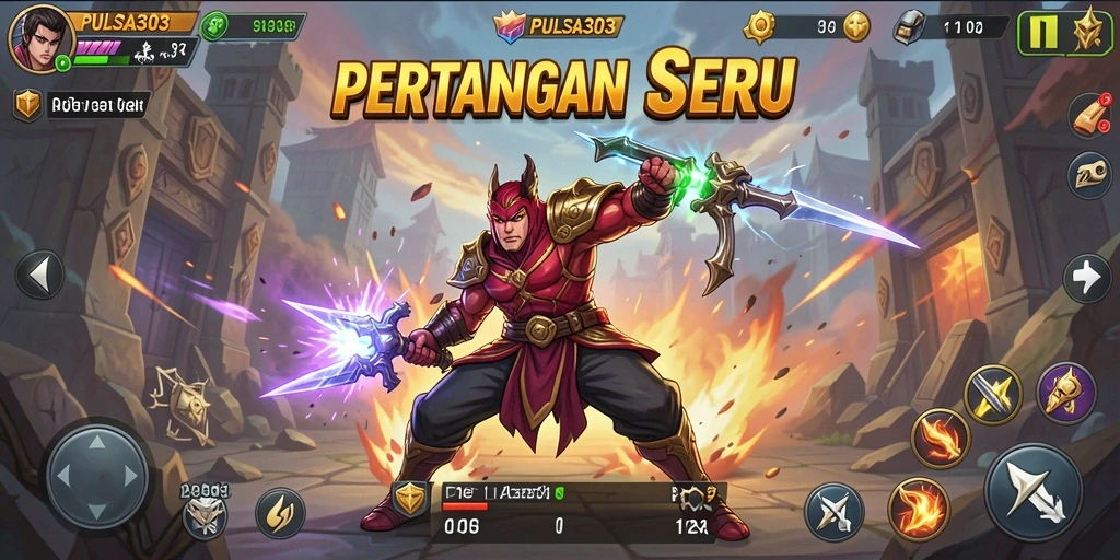 Gameplay seru PULSA303 dengan pertarungan mendebarkan.