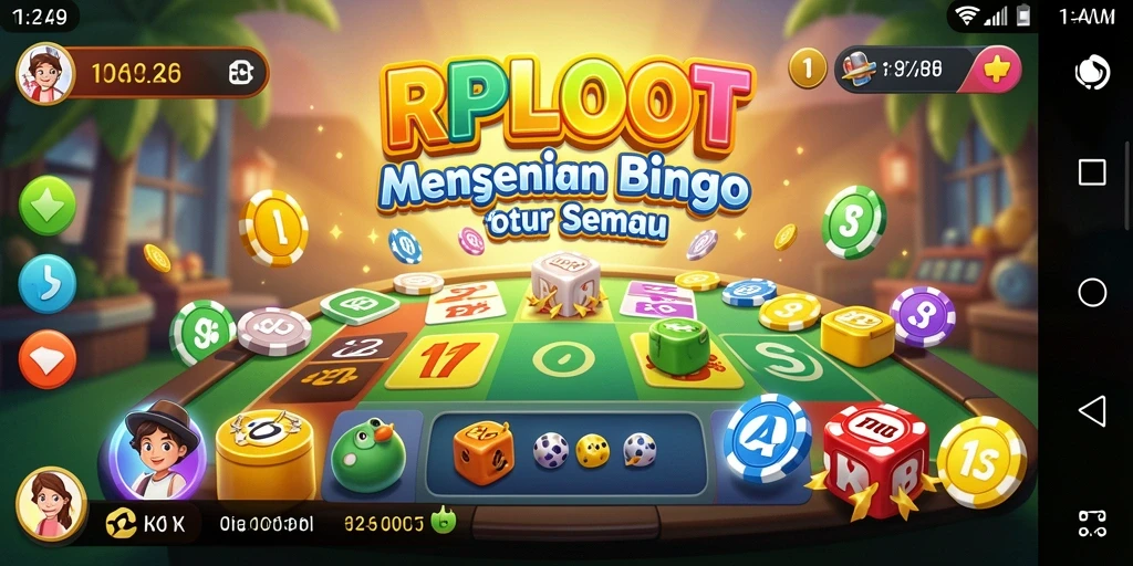 Gameplay seru Bingo di RPLOOT dengan teman-teman.