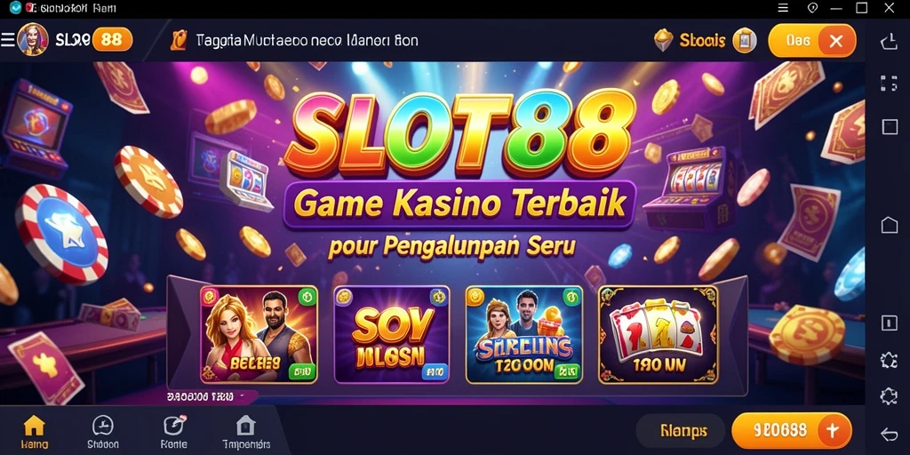 Tampilan gameplay <strong>SLOT88</strong> yang memukau dan penuh warna.